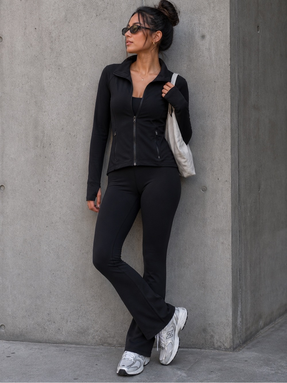 Lululemon Athletica Black Zip High Collar Define Style Luon Athletic Jacket 10
